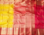 Classic yellow Kanchipuram saree