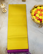 Golden Geometry Kanchipuram Soft Silk Saree