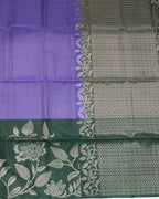 Kanchipuram Pure Soft Silk Saree with Micro Checks