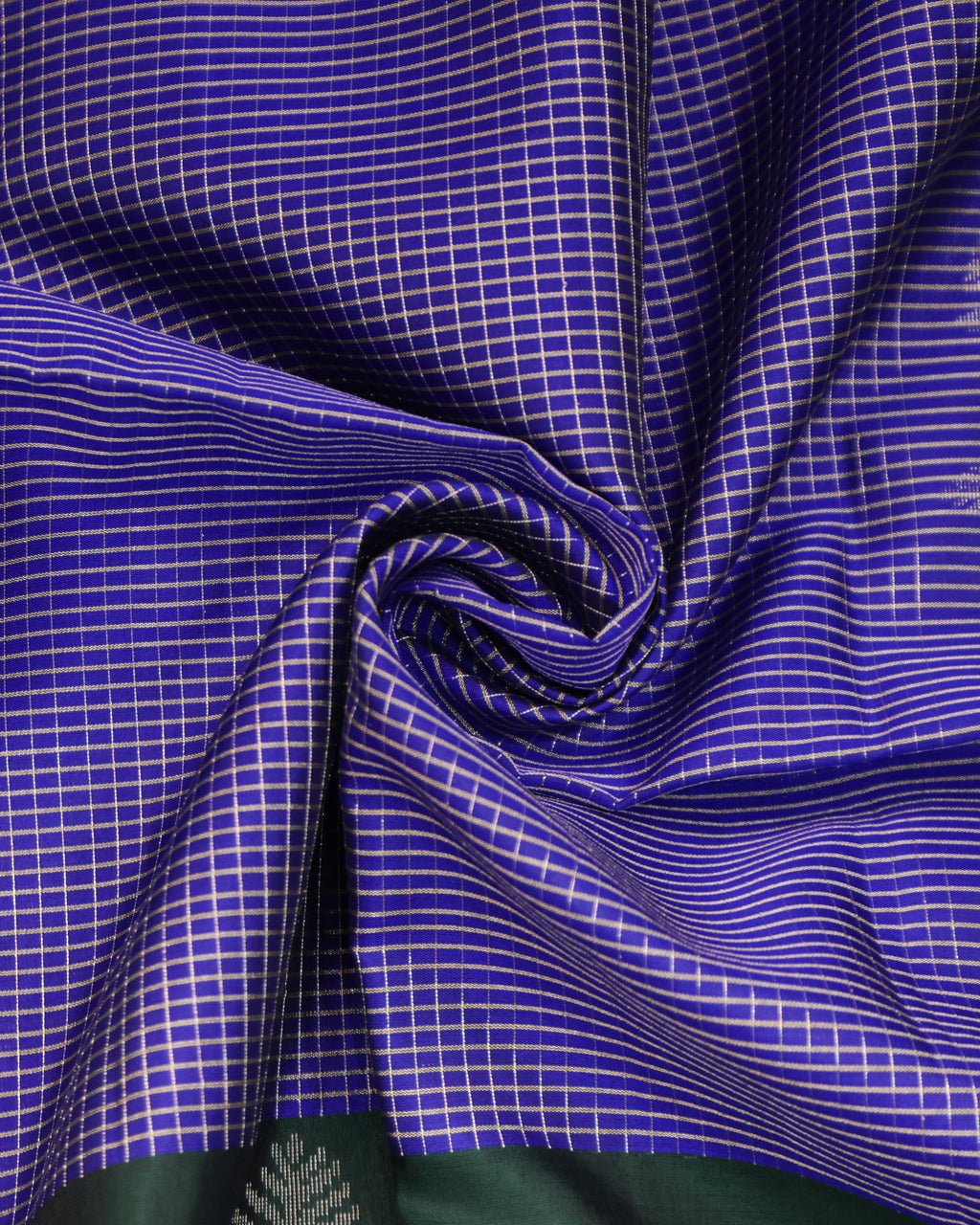 Kanchipuram Pure Soft Silk Saree with Micro Checks