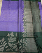 Kanchipuram Pure Soft Silk Saree with Micro Checks