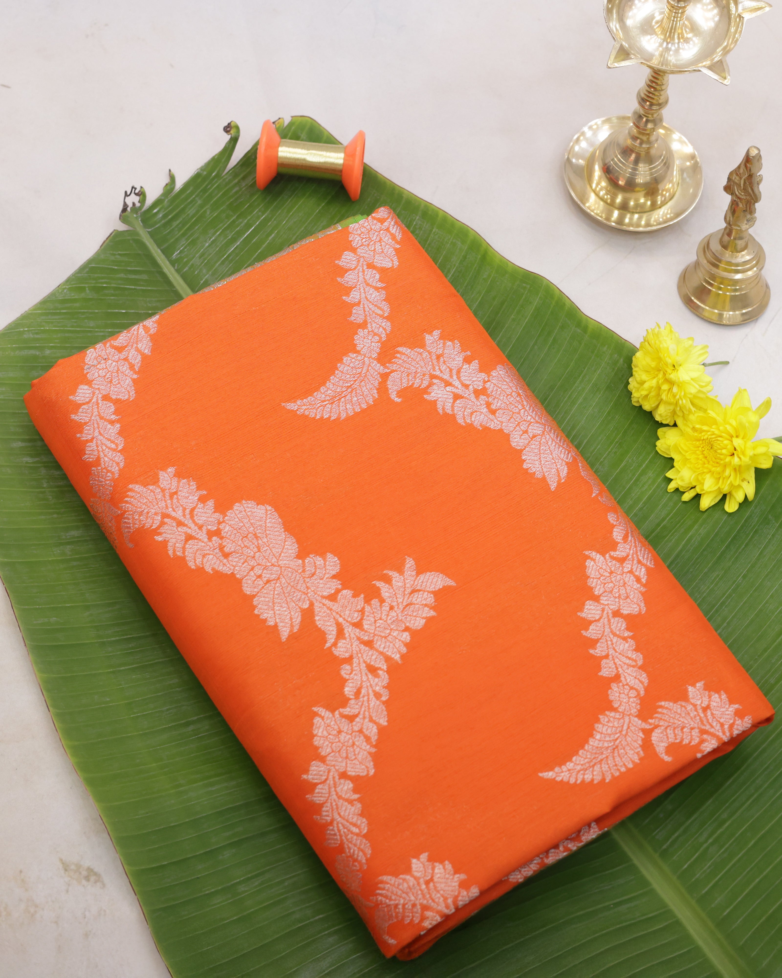 Venkatagiri Pure Silk Thoram Necklace Design Saree