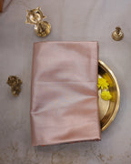 Kanchipuram Tissue Fancy Saree in Orange Golden with Meena Kari Work