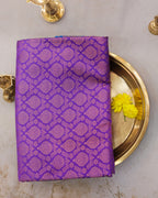 Lavender Kanchipuram Bridal Saree