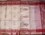 Kanchipuram Tissue Pallaikilo Pellikuthuru Saree – Pastel Sandalwood